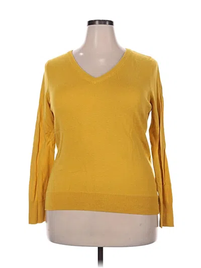 Pre-owned A New Day Pullover Sweater In Yellow