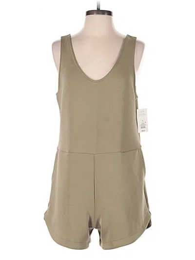 Pre-owned A New Day Romper In Green