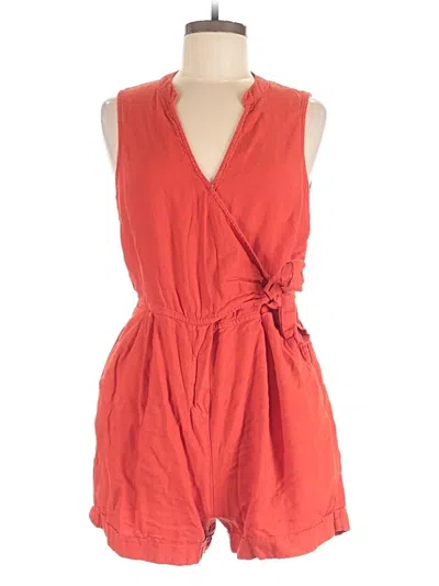 Pre-owned A New Day Romper In Orange