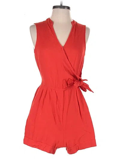 Pre-owned A New Day Romper In Red