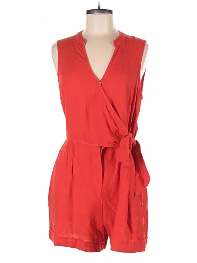 Pre-owned A New Day Romper In Red
