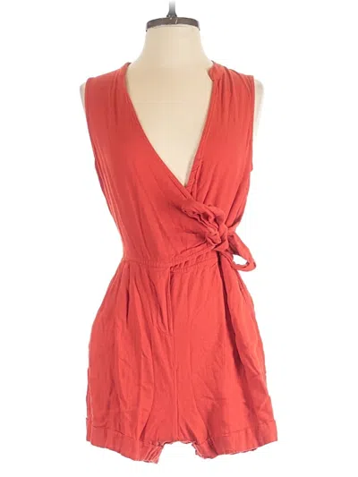 Pre-owned A New Day Romper In Red