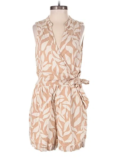 Pre-owned A New Day Romper In Tan