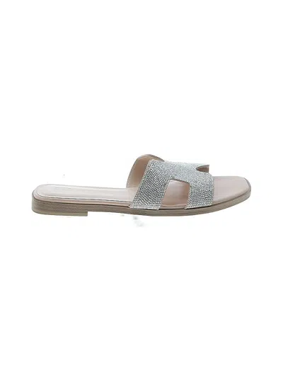 Pre-owned A New Day Sandals In Silver