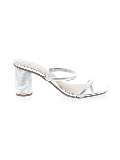 Pre-owned A New Day Sandals In Silver