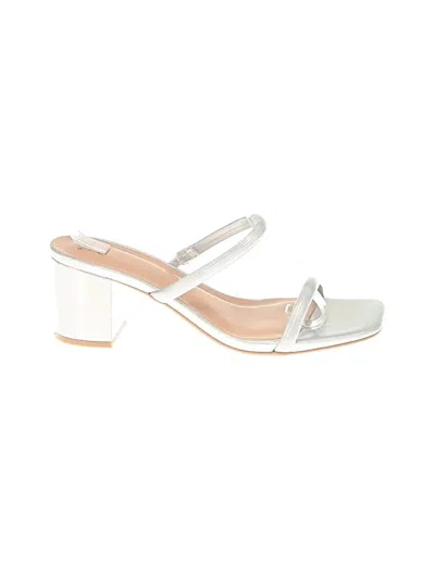 Pre-owned A New Day Sandals In Silver