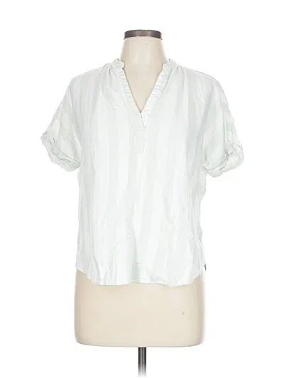 Pre-owned A New Day Short Sleeve Blouse In Green