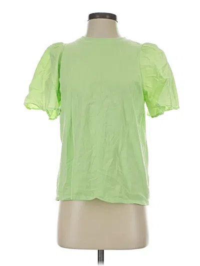 Pre-owned A New Day Short Sleeve Blouse In Green
