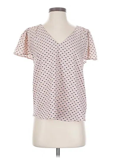 Pre-owned A New Day Short Sleeve Blouse In Pink
