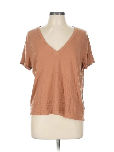 Pre-owned A New Day Short Sleeve T-shirt In Brown