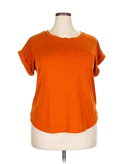Pre-owned A New Day Short Sleeve T-shirt In Orange