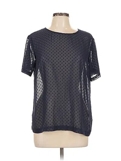 Pre-owned A New Day Short Sleeve Top Black Crew Neck Tops