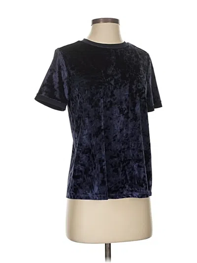 Pre-owned A New Day Short Sleeve Top Black Crew Neck Tops