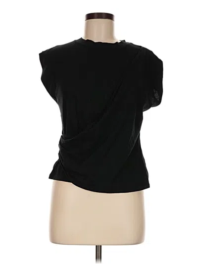 Pre-owned A New Day Short Sleeve Top Black One Shoulder Neckline Tops