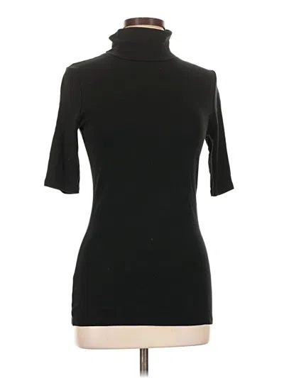 Pre-owned A New Day Short Sleeve Top Black Turtleneck Tops