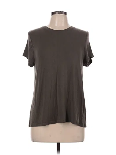 Pre-owned A New Day Short Sleeve Top Gray Crew Neck Tops