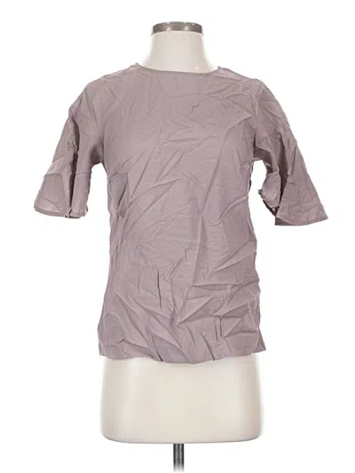 Pre-owned A New Day Short Sleeve Top Gray Crew Neck Tops