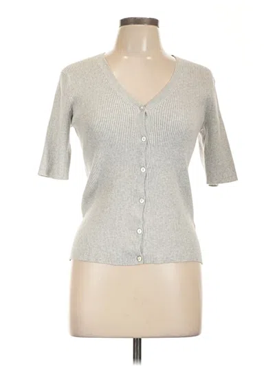 Pre-owned A New Day Short Sleeve Top Gray Sweetheart Neckline Tops