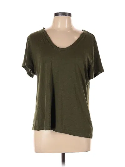 Pre-owned A New Day Short Sleeve Top Green Scoop Neck Tops