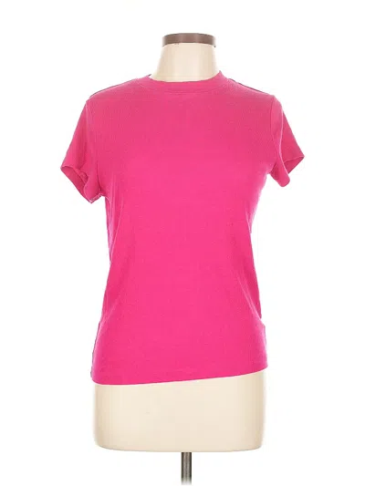 Pre-owned A New Day Short Sleeve Top Pink Crew Neck Tops