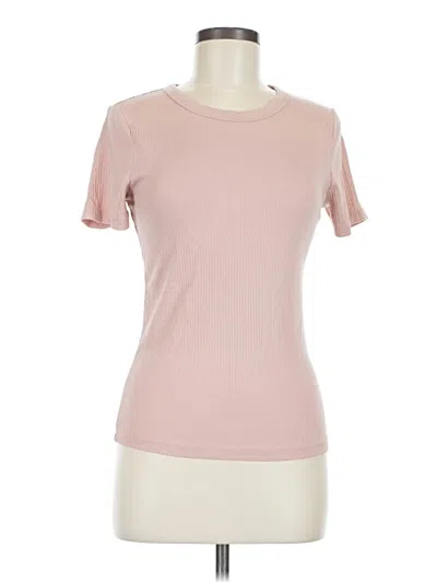 Pre-owned A New Day Short Sleeve Top Pink Crew Neck Tops