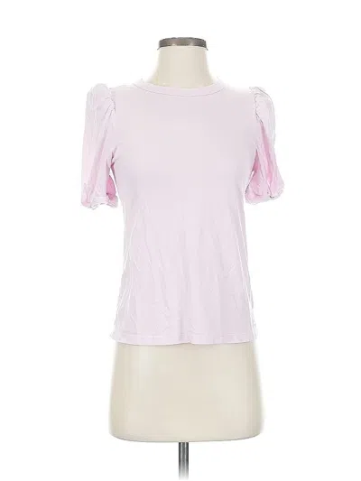 Pre-owned A New Day Short Sleeve Top Pink Sweetheart Neckline Tops
