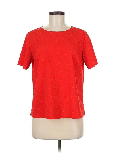 Pre-owned A New Day Short Sleeve Top Red Crew Neck Tops