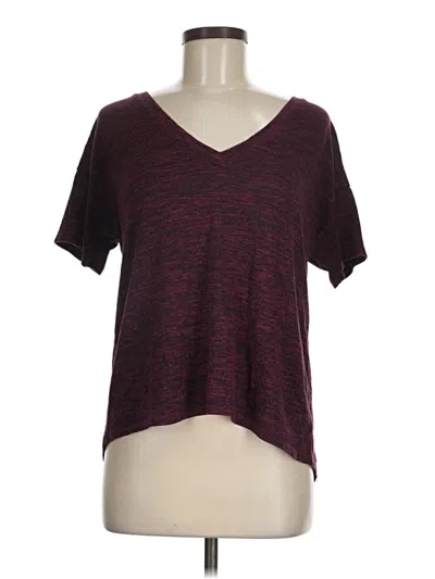 Pre-owned A New Day Short Sleeve T-shirt In Burgundy
