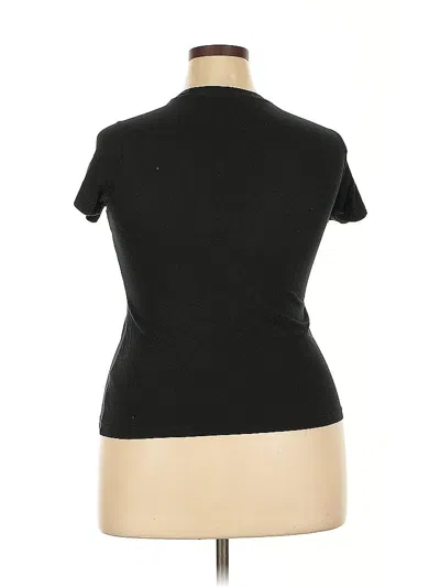 Pre-owned A New Day Short Sleeve Turtleneck In Black