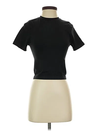 Pre-owned A New Day Short Sleeve Turtleneck In Black