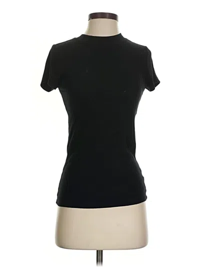 Pre-owned A New Day Short Sleeve Turtleneck In Black