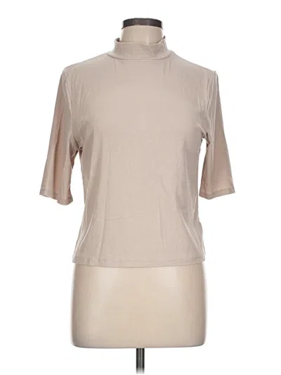 Pre-owned A New Day Short Sleeve Turtleneck In Brown
