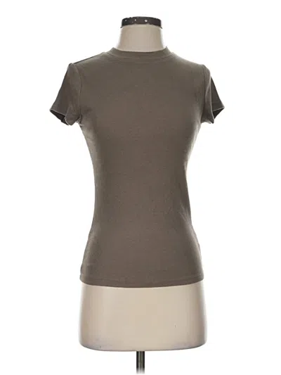 Pre-owned A New Day Short Sleeve Turtleneck In Brown
