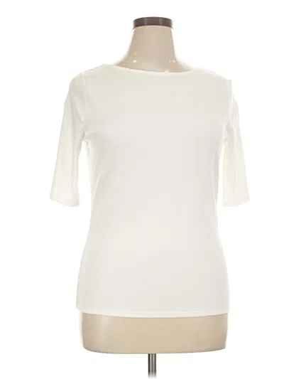 A New Day Short Sleeve Turtleneck In Ivory