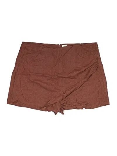 Pre-owned A New Day Skort In Brown