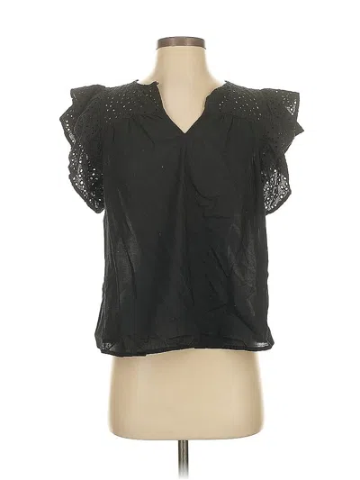 Pre-owned A New Day Sleeveless Blouse In Black