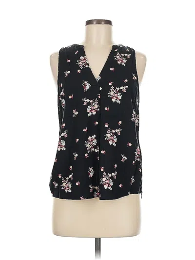 Pre-owned A New Day Sleeveless Blouse In Black