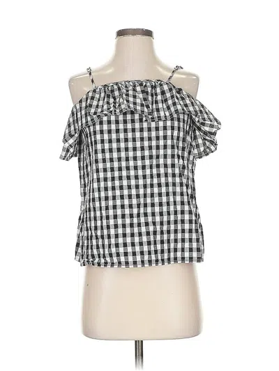 Pre-owned A New Day Sleeveless Blouse In Black