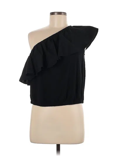 Pre-owned A New Day Sleeveless Blouse In Black