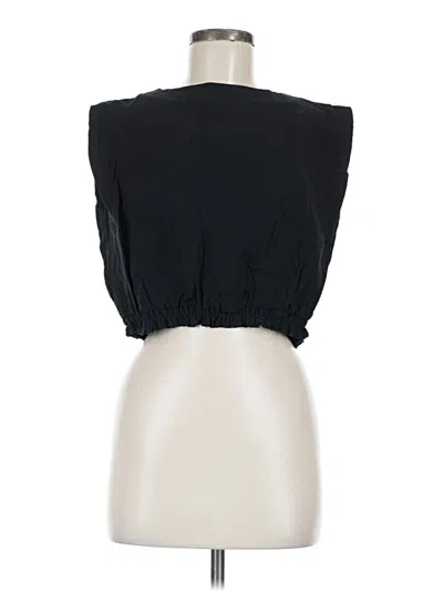 Pre-owned A New Day Sleeveless Blouse In Black