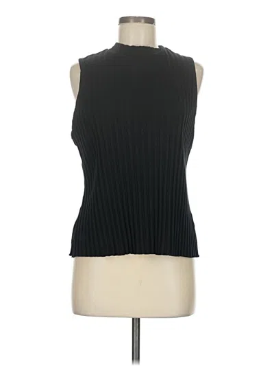 Pre-owned A New Day Sleeveless Blouse In Black