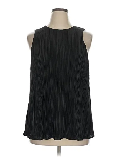 Pre-owned A New Day Sleeveless Blouse In Black