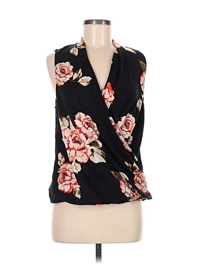 Pre-owned A New Day Sleeveless Blouse In Black
