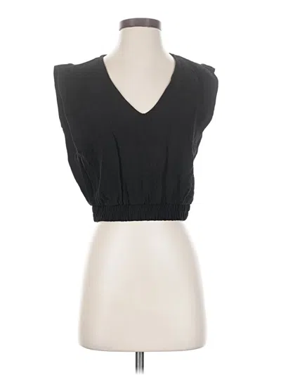 A New Day Sleeveless Blouse In Black