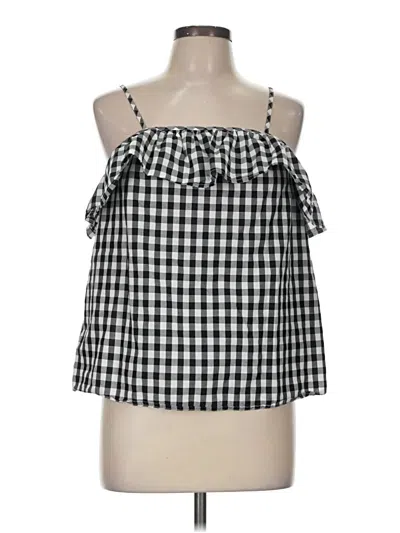 Pre-owned A New Day Sleeveless Blouse In Black