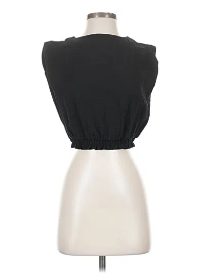 Pre-owned A New Day Sleeveless Blouse In Black