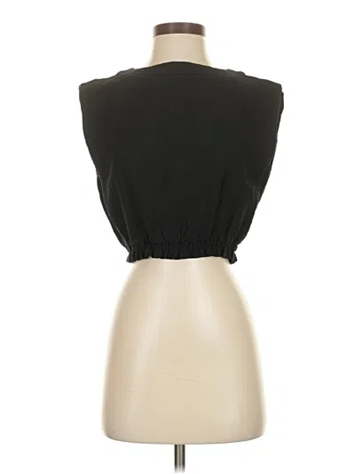Pre-owned A New Day Sleeveless Blouse In Black