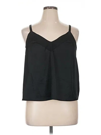 Pre-owned A New Day Sleeveless Blouse In Black