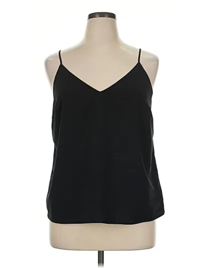 Pre-owned A New Day Sleeveless Blouse In Black