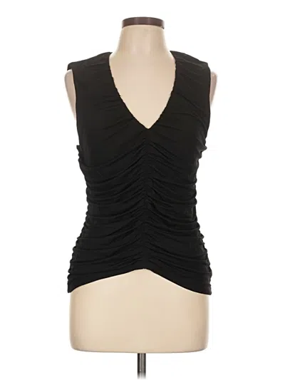 Pre-owned A New Day Sleeveless Blouse In Black
